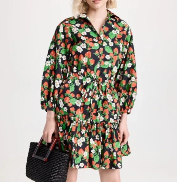 Cara Cara Robin Dress - Wild Black Strawberry - Picture 2 of 9